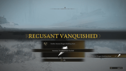 Elden Ring - Somber Ancient Dragon Smithing Stone World View