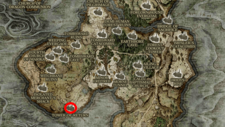 Elden Ring - Tower of Return Location