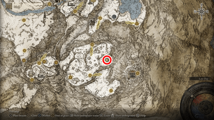 Elden Ring - Starlight Shard Northeast of the Foot of the Forge Map Location