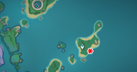 Genshin - Moon and Stars Inscribe - Sea Ganoderma Location