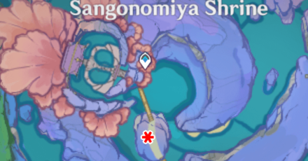 Genshin - Moon and Stars Inscribe - Sango Pearl Location
