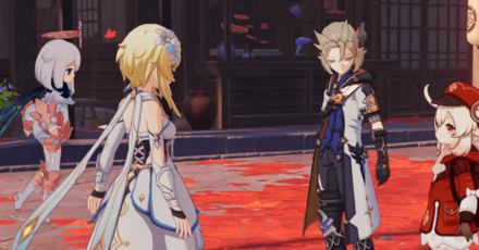 Genshin - A Story For You - Talk to Albedo and Klee