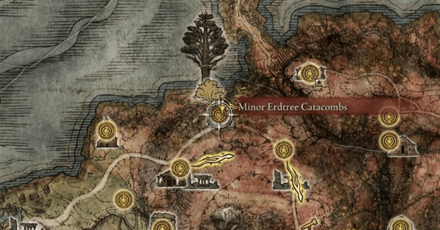 Elden Ring - Minor Erdtree Catacombs Map