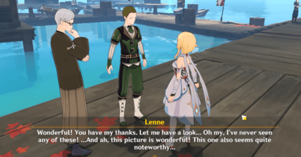 Genshin - Moon and Stars Inscribe Day 1 - Finish talking to complete the quest