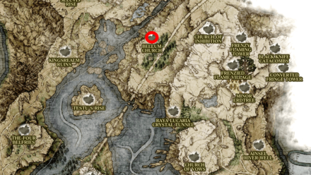 Elden Ring - Bellum Church Location