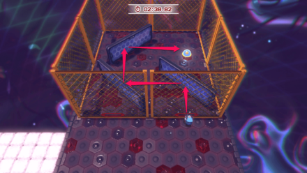 Kirby Buzz Saw Treasure Road Second Switch