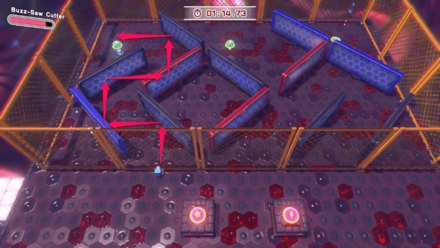Kirby Buzz Saw Treasure Road Sixth Switch