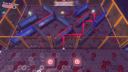 Kirby Buzz Saw Treasure Road Fifth Switch