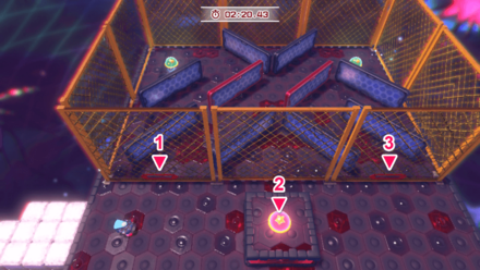 Kirby Buzz Saw Treasure Road 3rd and 4th Switch