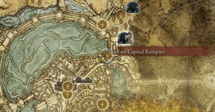 Elden Ring - Located at Leyndell, Royal Capital Map