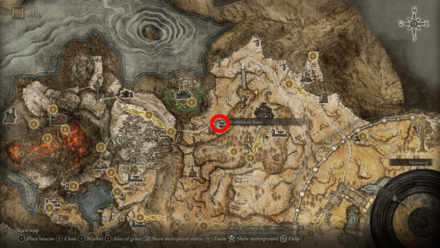 Elden Ring - Sanguine Noble Map Location