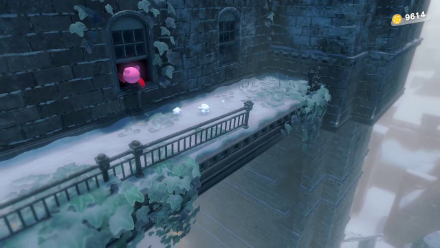 Kirby Battle of Blizzard Bridge Secret Route Window