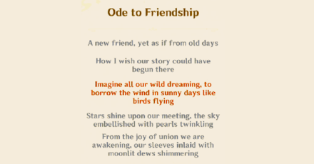 Genshin - Day 2 Moon and Stars Inscribe - Birds Flying poem
