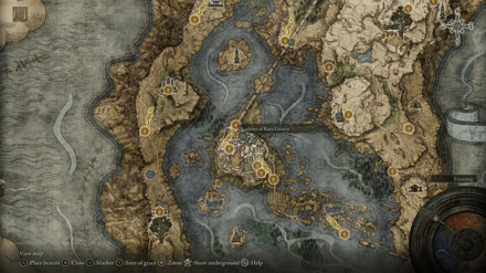 Glintstone Kris Map Location.png