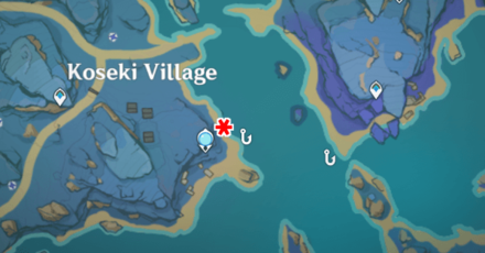 Genshin - Moon and Stars Inscribe - General Crab Location