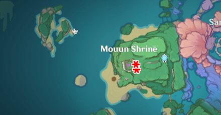 Genshin - Moon and Stars Inscribe - Sunset Loach Location