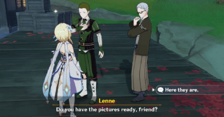 Genshin - Irodori Poetry Part 2 Quest - Report back to Lenne and Ootomo