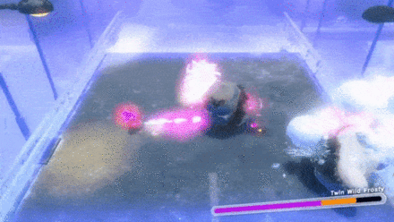 Kirby and the Forgotten Land - The Battle of Blizzard Bridge - Fire.gif