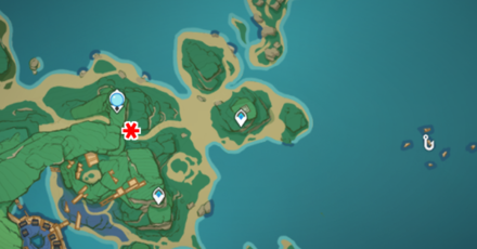Genshin - Moon and Stars Inscribe - Pith Lizard Location