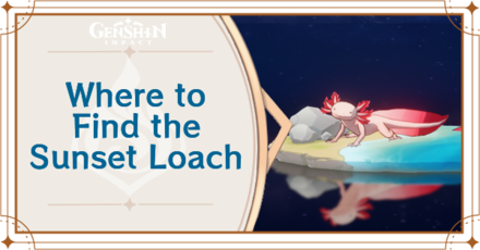 Genshin Impact - Where to Find Sunset Loach and Basic Information