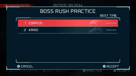 Metroid Dread Practice Mode List