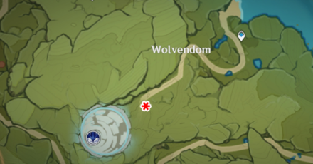 Genshin - Mondstadt Local Specialty - Wolfhook Location