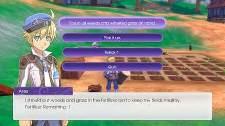 Rune Factory 5 - How Fertilizer Bin Works
