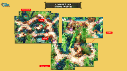Lizard Rock (Home World) Map
