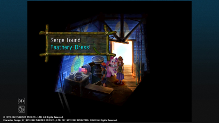 Feathery Dress Location