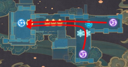 Genshin - Theater Mechanicus Stage of Brilliance Stage 2 - Enemy Route
