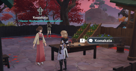 Genshin - Theater Mechanicus Quest - Talk to Komakata