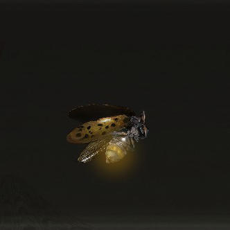 Gold Firefly Icon