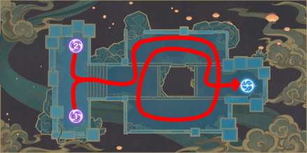 Genshin - Theater Mechanicus - Autumnal Resplendence - Enemy Routes