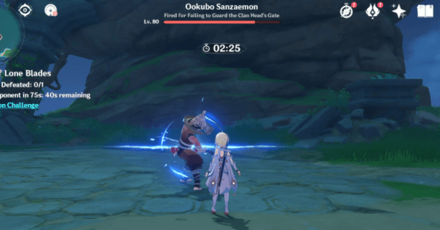 Genshin - Clash of Lone Blades Day 1 - Wait for the right moment to parry