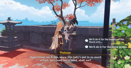 Genshin - Talk to Fushizome