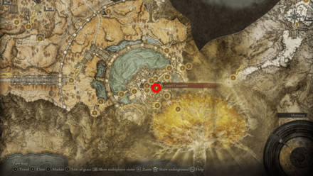 Elden Ring - Esgar, Priest of Blood Map Location