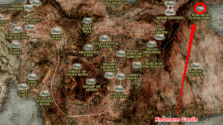 War-Dead Catacombs Location