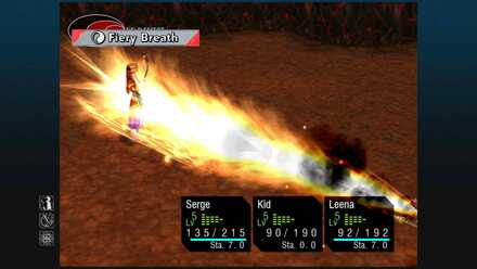 Fiery Breath Chrono Cross Remaster