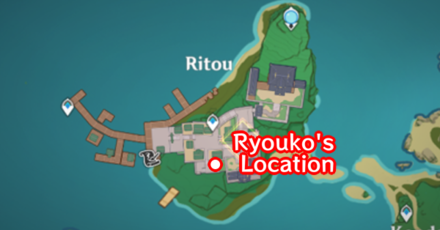 Genshin - Ryouko Location