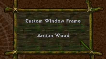 Arnian Wood Frame
