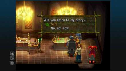Speak to the Soldier in the Bar Chrono Cross Remaster