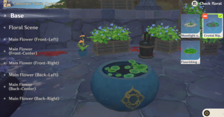 Genshin - Start Working on the Floral Courtyard