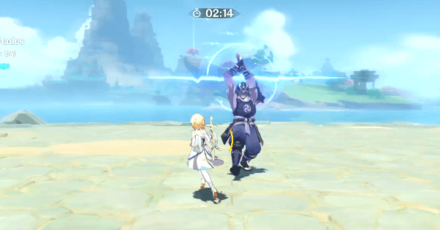 Genshin - Clash of Lone Blades Day 2 - Sword shines before parry