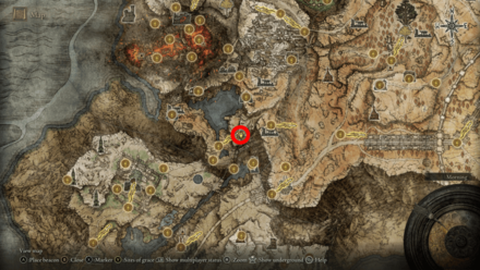 Elden Ring - Ancient Dragon Lansseax First Location Map