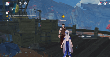 Genshin - In the Depths, an Unexpected Reunion - Look for the Miner