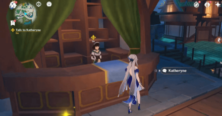 Genshin - In the Depths, an Unexpected Reunion - Talk to Katheryne