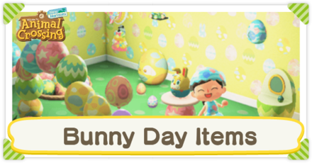 Animal Crossing: New Horizons Bunny Day 2021, All egg and DIY recipe  locations