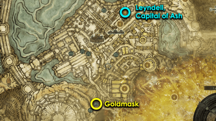 Goldmask Location - Capital of Ash