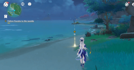 Genshin - The Palace, Dyed in Black - Seaside