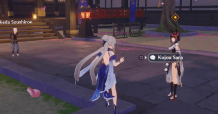 Genshin - The Palace, Dyed in Black - Sara